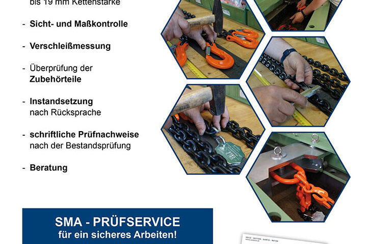 Prüfservice für ein sicheres Arbeiten SMA